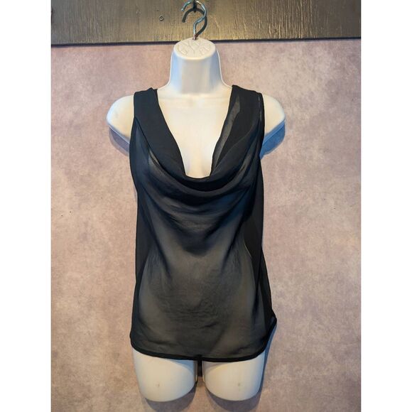 Decree shear open back sleeveless blouse xl - Picture 1 of 5